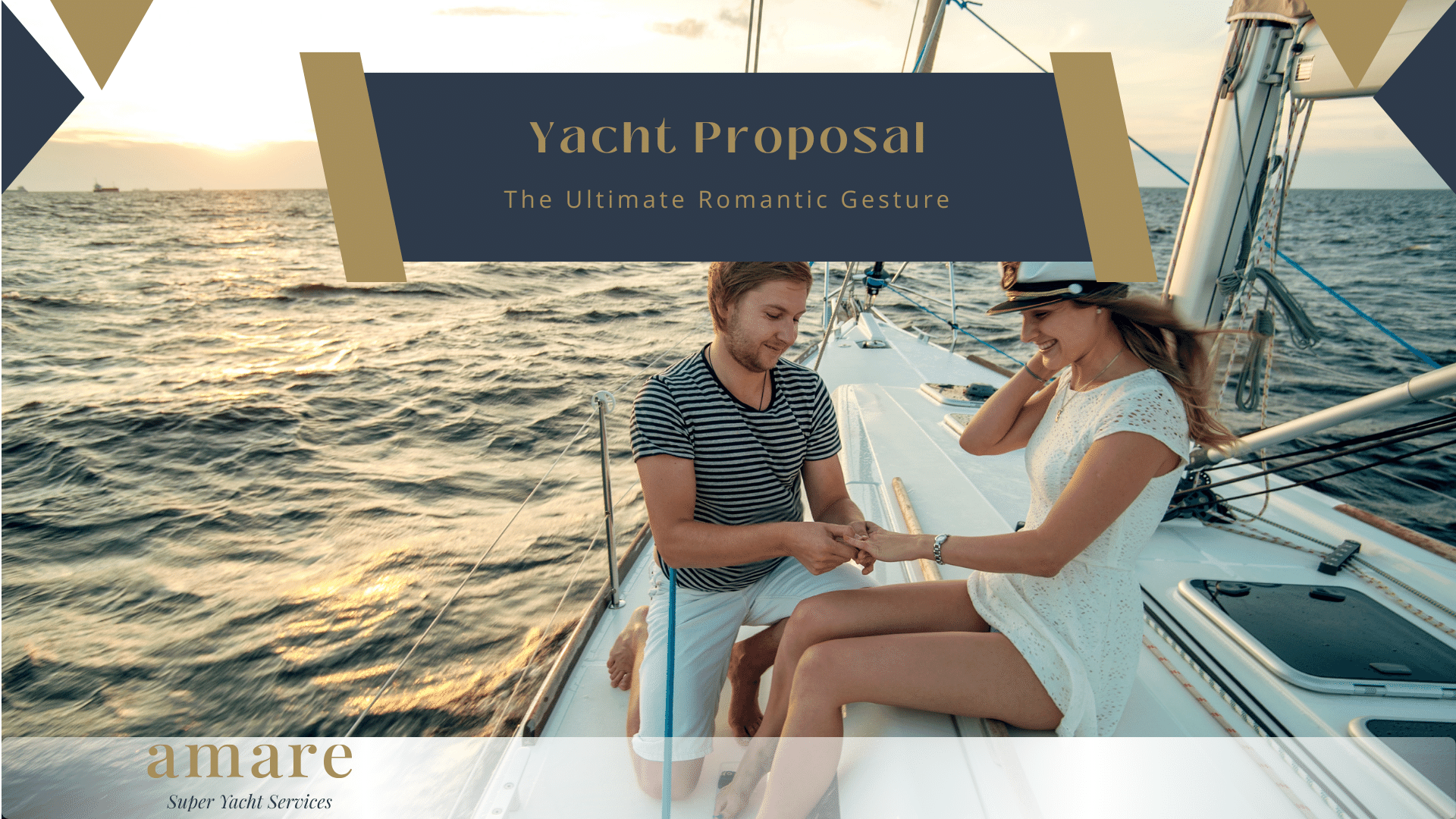 Proposal on a Yacht charter the ultimate romantic gesture